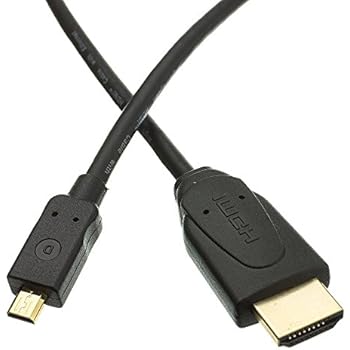 Amzer Micro HDMI High Speed Male To HDMI Male Cable  - 5 Feet