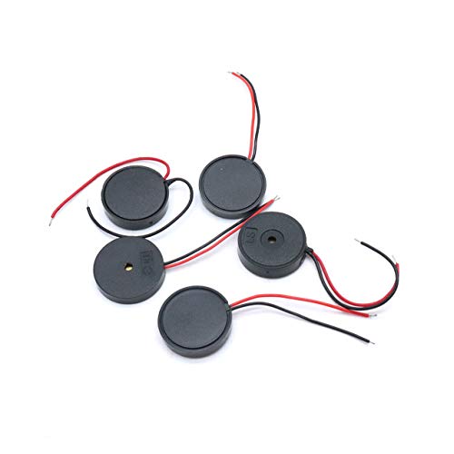 Hxchen DC 2-28V 80dB Sound Electronic Passive Buzzer Alarm 17 x 4 mm - (5 Pcs)