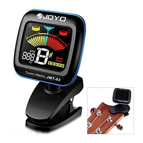 Clip-on Tuner Tuner for Guitar, Ukulele, Bass, Violin Certified Chromatic Tuner