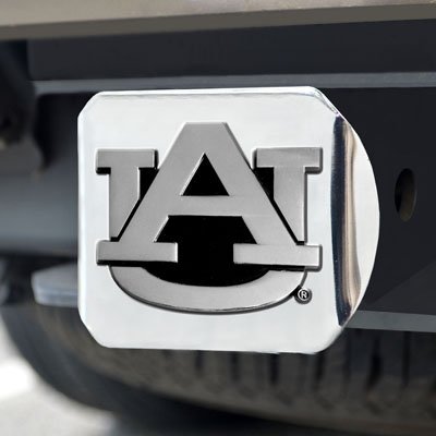 Fan Mats Auburn University Chrome Hitch Cover