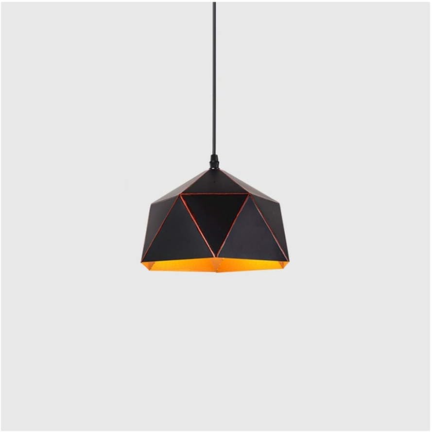 Modern Creative Pendant Light Iron Art Single Head Suspended Pendant Ceiling Light Fitting for Home Living Room Bedroom Kitchen Simple Decoration