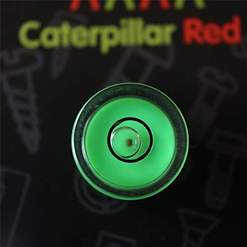 3 x Professional Spirit Bubble Level (in green) with Metal Ball Guide/Small Mini Bullseye Vial Round circular (supplied with a gift box) - Thumbnail 6