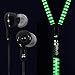 Zipbuds JUICED 2.0 Never Tangle Earbuds Featuring ComfortFit2 Technology, Glow in the Dark