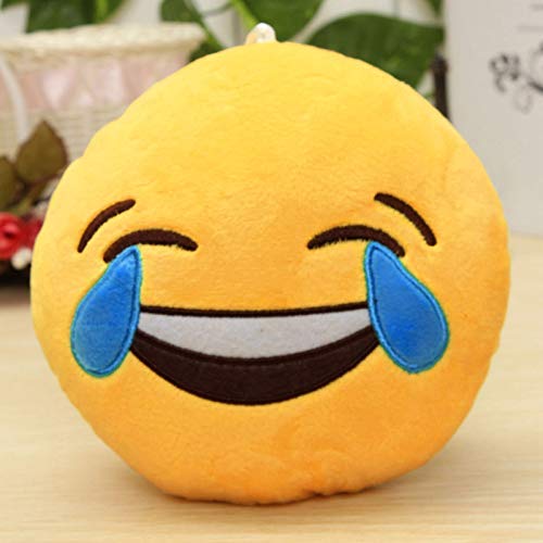 SNV Products™ Plush Laughing Emoji Cushions Pillow Soft Toy, 14 x 14