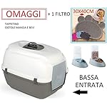 BPS PET SHOP LETTIERA Gatto Chiusa Colore Casuale【Facile ENTRATA】【Omaggio 2 Ciotole Mangia e Bevi Colore Casuale…