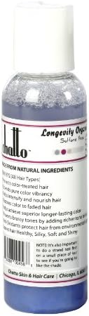 Longevity Silver Grey Enhancement Organic Hair Color Shampoo, 2fl oz