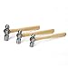 WORKPRO 3-Piece Ball Pein Hammer Set with Hardwood Handle, 12oz, 16oz and 20oz