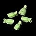 Sannysis 5PC Toenail Nail Art Soak Off Cap Clip UV Gel Polish Remover Wrap Tool Plastic (Green)