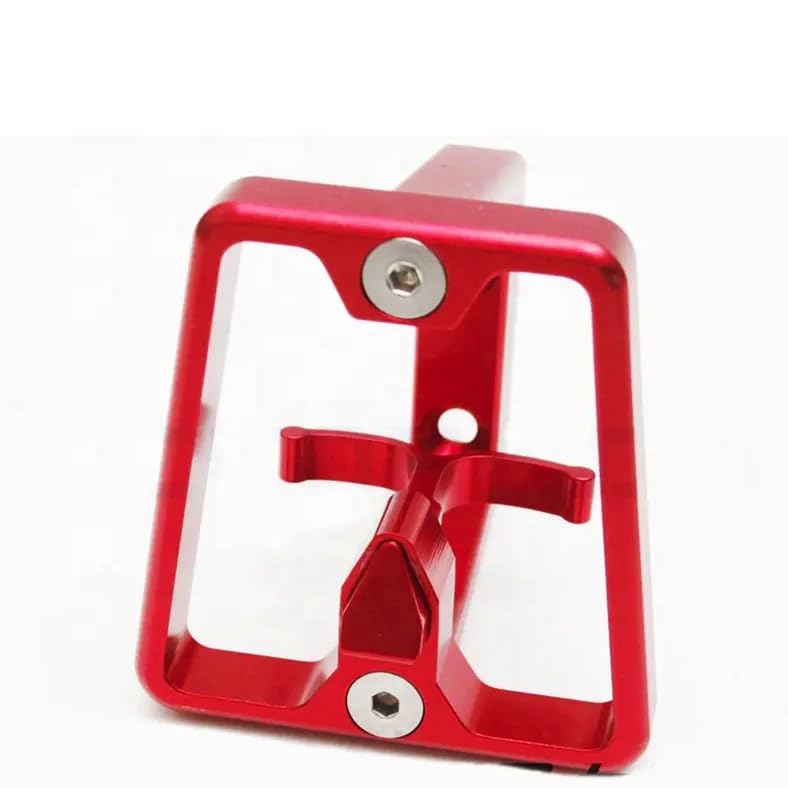 London Craftwork Aluminium Front Carrier Block for Brompton (Red)
