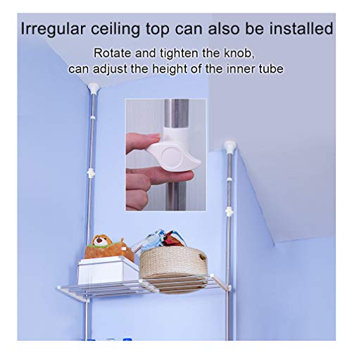 Hershii 4 Tier Over The Toilet Storage Laundry Shelf Rack Bathroom