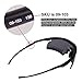 Walleva Black Polarized Replacement Lenses for Oakley M Frame Hybrid Sunglasses