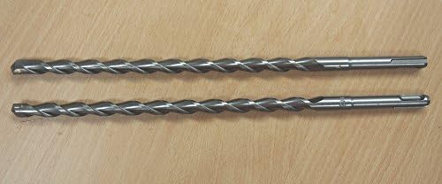 Lot of (2) SDS Plus 1/2" X 12" Rotary Masonry Drill Bit Carbide Tip