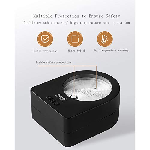 SYTH Elektrischer Milchschaumhersteller Milchaufschäumer und Wärmer Automatischer Heiß- und Kaltmilchaufschäumer 400 ml… – Bild 6