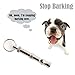 Luniquz Metal Dog Whistle Adjustable High Frequency Training Aide Fetch,Sit,Stop Barking 5cm/Silver