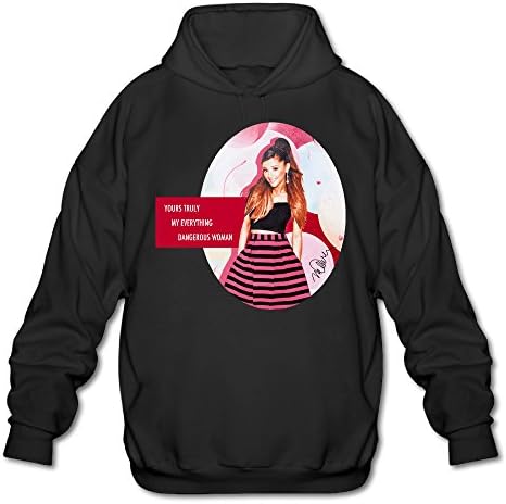 Singer Ariana Grande Dangerous Woman Man Hooded Sweatshirt