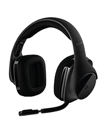 Logitech G533 Gaming Headset - Auriculares gaming (sonido envolvente, DTS 7.1, inalámbricos)