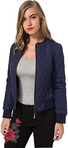 Women's Winter Slim Bomber Jacket X-Large
