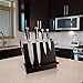 HOMEKOKO Magnetic Knife Block, Magnetic Knife Holder, Knife Rack with Double Side Strong Magnetic for Knife Organize and Storage,Black