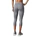 Ladies' Ultimate Mid-Rise 3/4 Embossed Tight (Large, Grey)