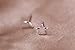 Aftermarket Moon and Star 925 Sterling Silver Stud Earring Asymmetric Sleep Earrings