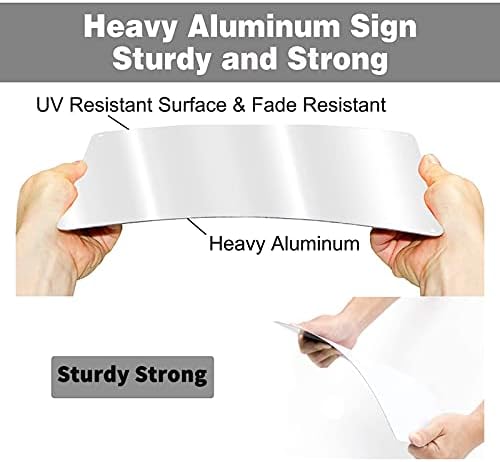 Steel hanging sign, 30cm, worth $19.99.