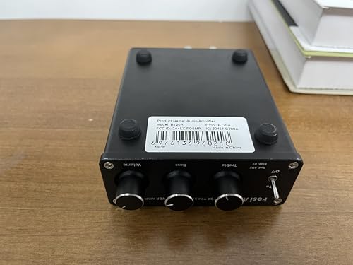 Fosi Audio BT20A Bluetooth Stereo Amplifier, 2 Channel Home Audio Component Amplifiers for Passive Speakers, Mini Class D Amp Receiver 200W for Indoor, Outdoor, Garage, Ceiling, Bookshelf Speaker