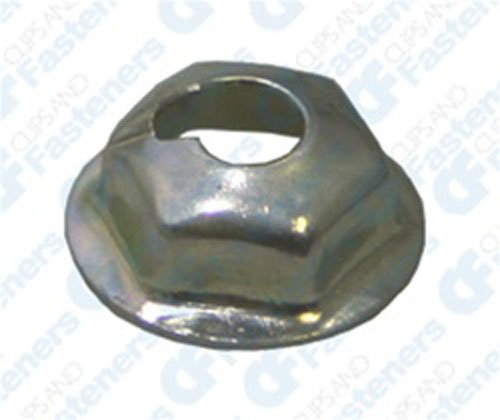 100#10-24 Washer Lock PAL Nut 1/2" O.D. 3/8" Hex Zinc