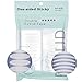 540PCS/270Pairs Invisible Single Side Fiber Double Eyelid Tape Stickers Perfect for Hooded, Droopy, Uneven, small eyes, or Mono-eyelids, 180PCS Slim + 360PCS Wide