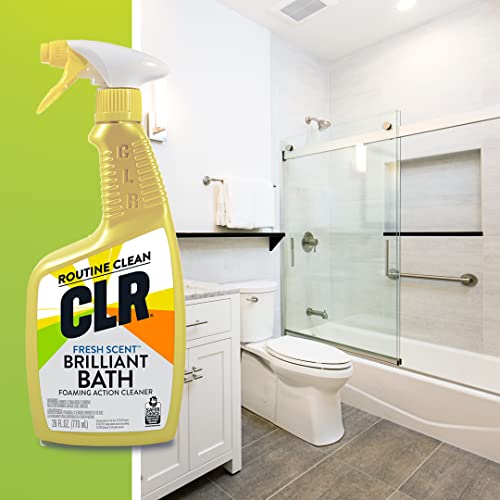 CLR Brilliant Bath, Fresh Scent Foaming Action Cleaner, 26 Ounce Spray