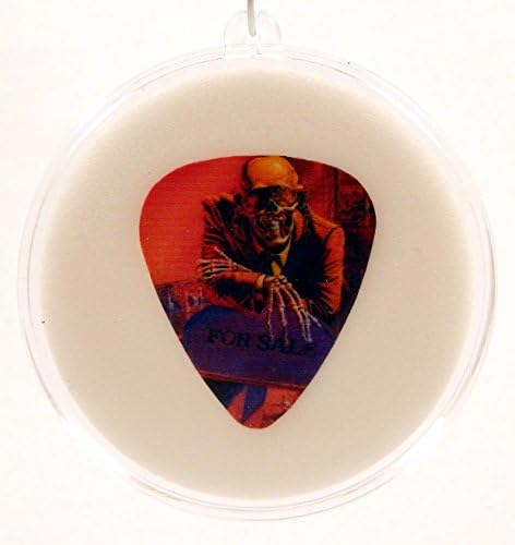 Megadeth Guitar Pick #12/12 With MADE IN USA Christmas Tree Ornament Capsule