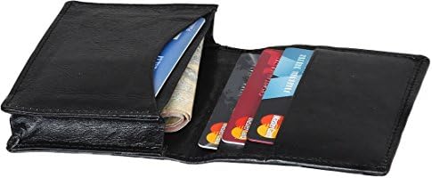 Slim Leather Wallet Credit Card sleeve holder for men and women original leather