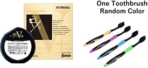 SANTEN Eyedrop FX V plus with one original toothbrush