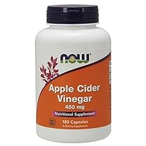 NOW Apple Cider Vinegar 450 mg,180 Capsules