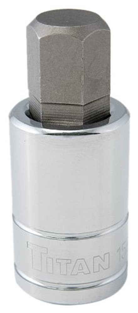 Titan 15663 1/2-Inch Drive x 9/16-Inch Hex Bit Socket