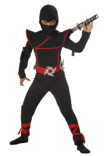 Stealth Ninja Boys Halloween Costume Small