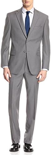 Giorgio Napoli GN Men's Two Button 2 Piece Modern Classic Fit Suit Jacket Pant