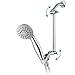 KES All BRASS 10-Inch Adjustable Shower Arm with High Flow Universal Showering Components, Polished Chrome