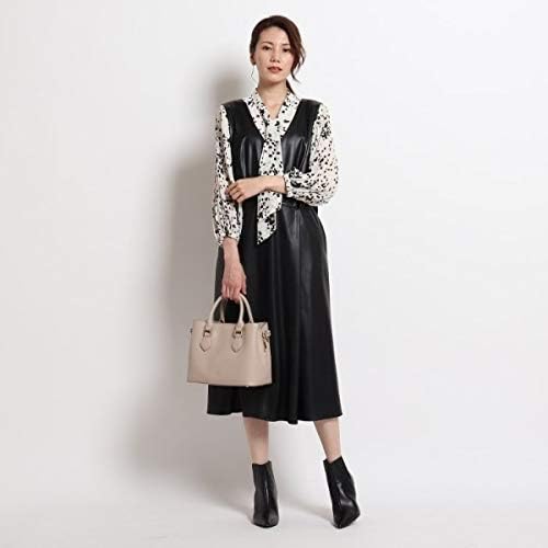 Amazon クード シャンス Coup De Chance フェイクレザーカシュクールワンピース ブラック 019 38 M ワンピース チュニック 通販