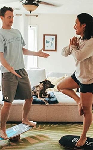 VEW-DO Surf 33 Balance Board Trainer Advanced-Level Solid Maple