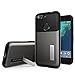 Spigen Slim Armor Google Pixel Case with Kickstand and Air Cushion Technology Hybrid Drop Protection for Google Pixel 2016 - Gunmetal