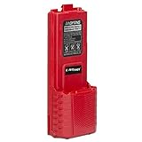 ExpertPower Baofeng Extended True Capacity Battery (Model: BL-5L, 3800 mAh, Red)