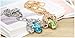 Neoglory Platinum Plated Blue Crystal Animal Leopard Long Necklace Pendants Christmas Gifts