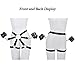 SM Nylon Bondage Bed Kits Sex Adult Products Alternative Bundle – Wear Pants wirh Handcuffs Strong and Durable for Nightclub Games, Show,Blackthumb 1