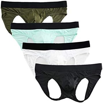 G Sir Men's Jock Straps Underwear Ultra-Thin Gym Sports Thongs Briefs of Breathable Without Trace