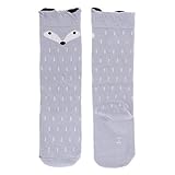 Dare Color Fox Pattern Baby Knee High Stockings Tube Socks for Girls