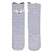 Dare Color Fox Pattern Baby Knee High Stockings Tube Socks for Girls