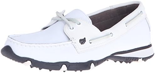 Golfstream Women's Marina Golf Shoe, White, 11 M US