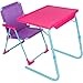 Table-Mate 4 Kids Folding Desk and Chair Set for Eating, Art & Activities for Toddlers and Children with Portable Carry Case (Pink/Purple/Turquoise)