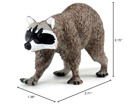 FUNSHOWCASE African Jungle Animals Civet Civettictis Civetta Toy Figure Realistic Plastic Figurine Height 2.2 Inch