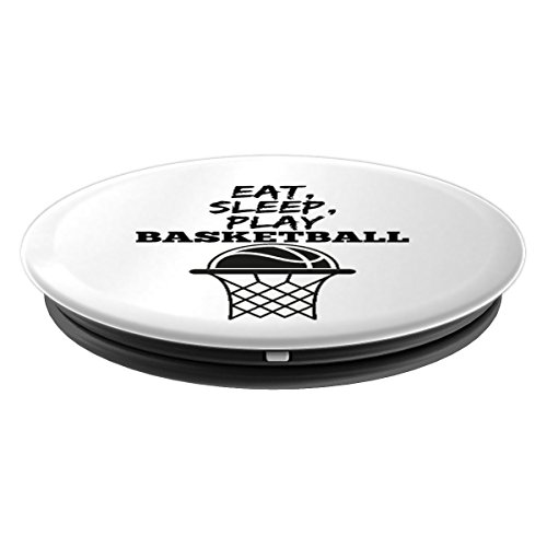Eat Sleep Play Basketball Funny Grip Player Fan Gift - PopSockets Grip and Stand for Phones and Tablets